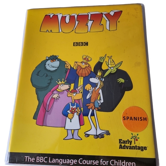 BBC Muzzy Other - BBC Muzzy Spanish Level 1‎ Early Advantage Language Course For Children DVD CD
